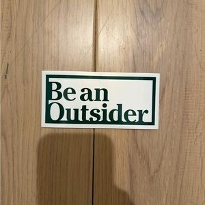 L.L.Bean Be an Outsider Sticker